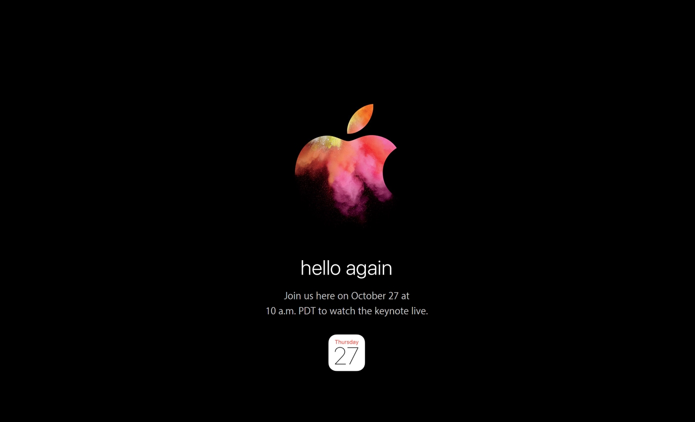 Apple запрошує на ще одну презентацію 27 жовтня