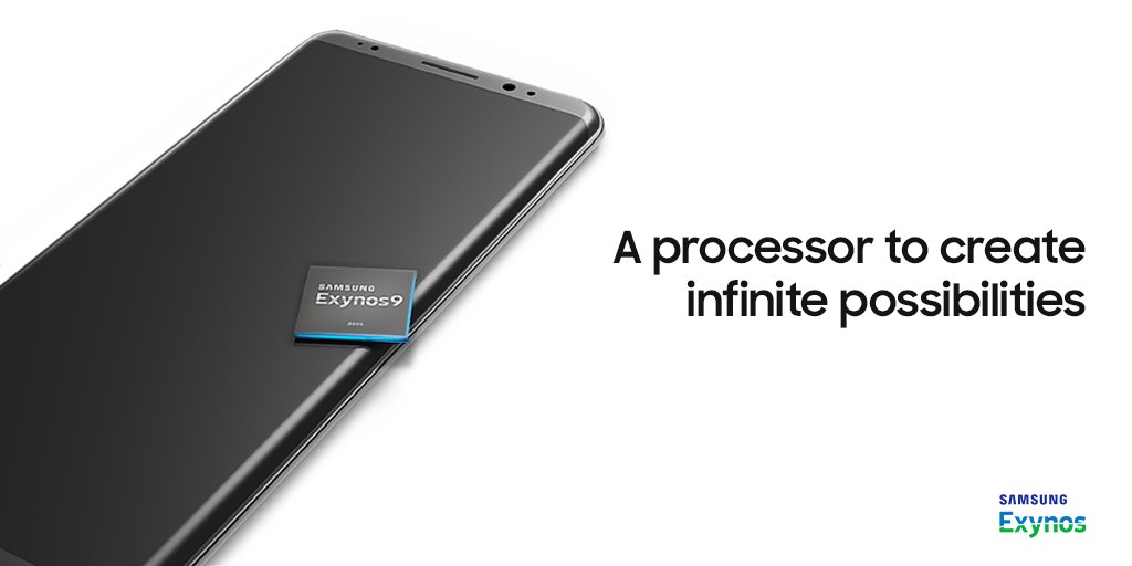 Неанонсований смартфон Samsung Galaxy Note 8 у рекламі процесора Exynos 9