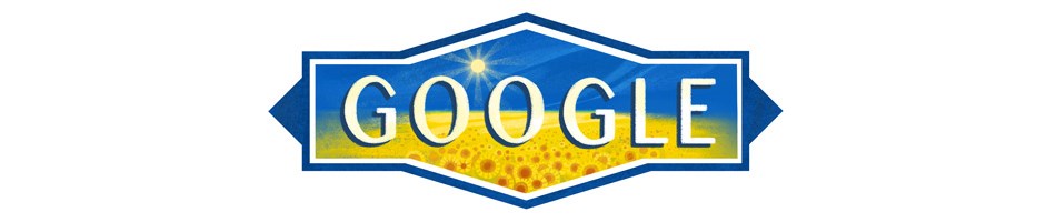 Дудл Google до Дня Незалежності України